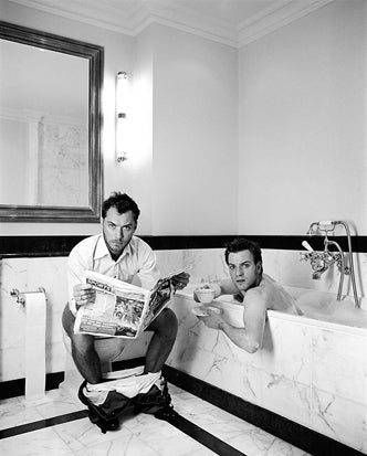 Jude and Ewans in bath