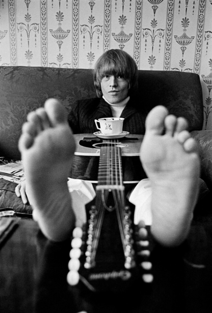 BRIAN JONES "AT HOME" CHELSEA 1965 BENT REJ