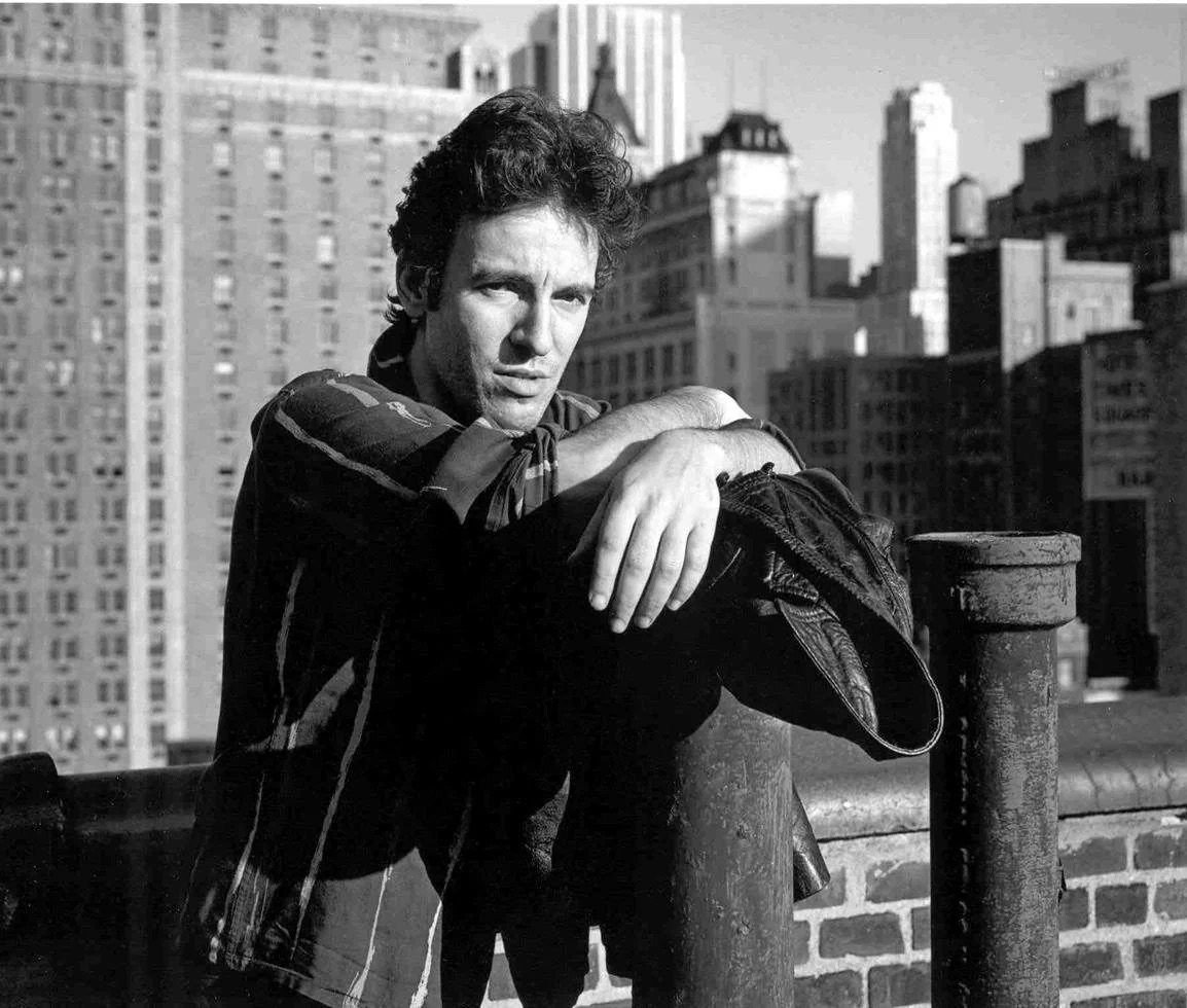 BRUCE SPRINGSTEEN OVER MANHATTAN 1978 BY FRANK STEFANKO