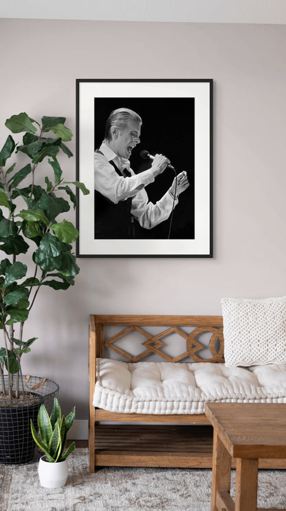 AT THE EDGE OF THE STAGE WITH DAVID BOWIE IIII BY STEFAN ALMERS
