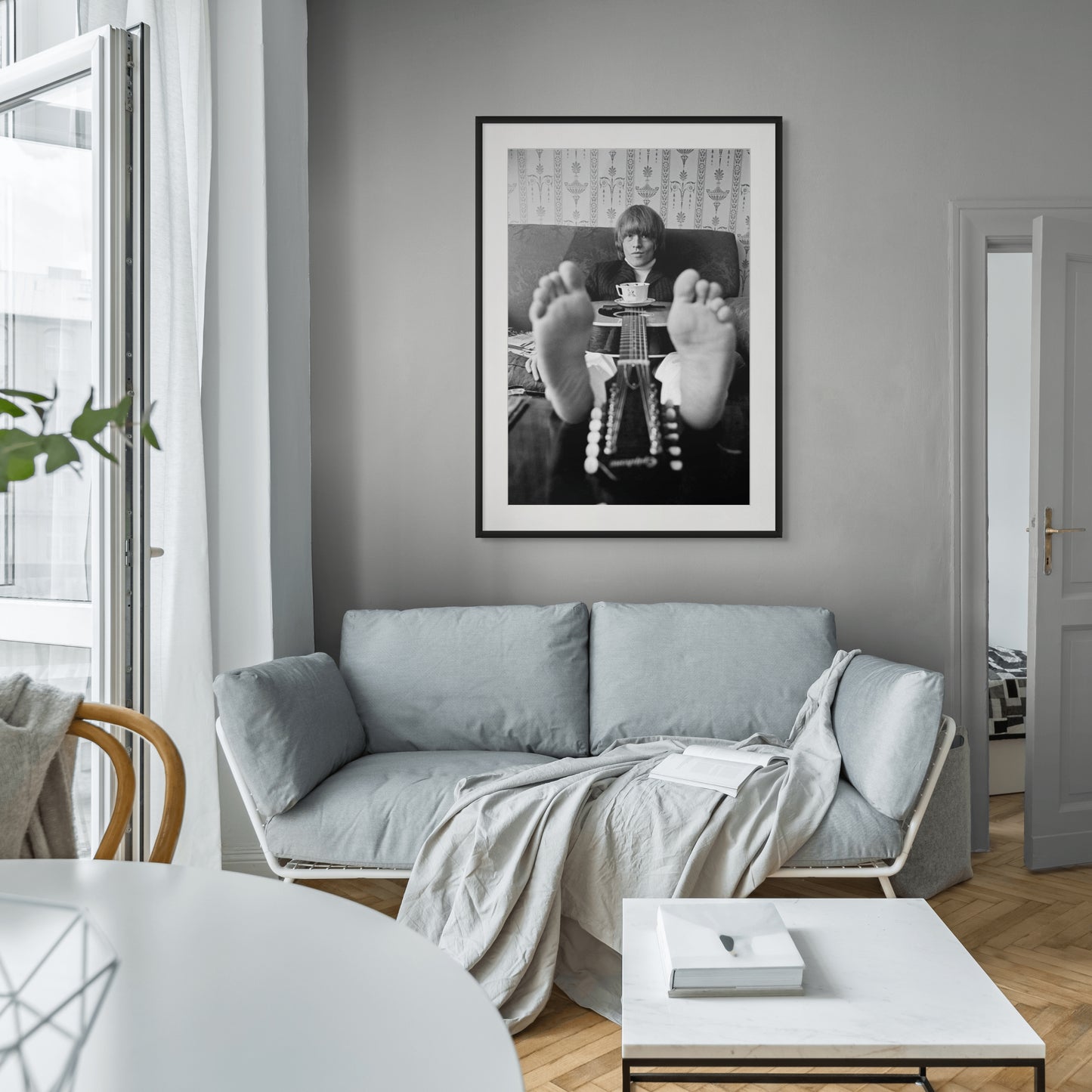 BRIAN JONES "AT HOME" CHELSEA 1965 BENT REJ