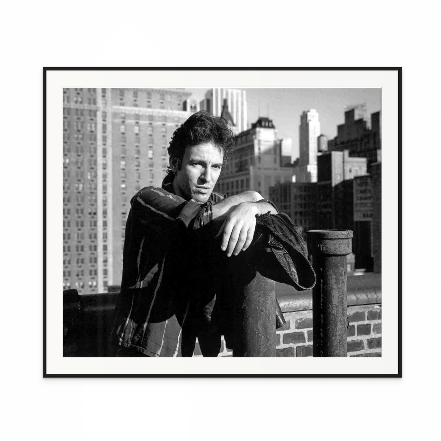 BRUCE SPRINGSTEEN OVER MANHATTAN 1978 BY FRANK STEFANKO