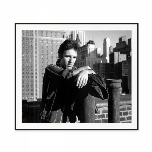 BRUCE SPRINGSTEEN OVER MANHATTAN 1978 BY FRANK STEFANKO