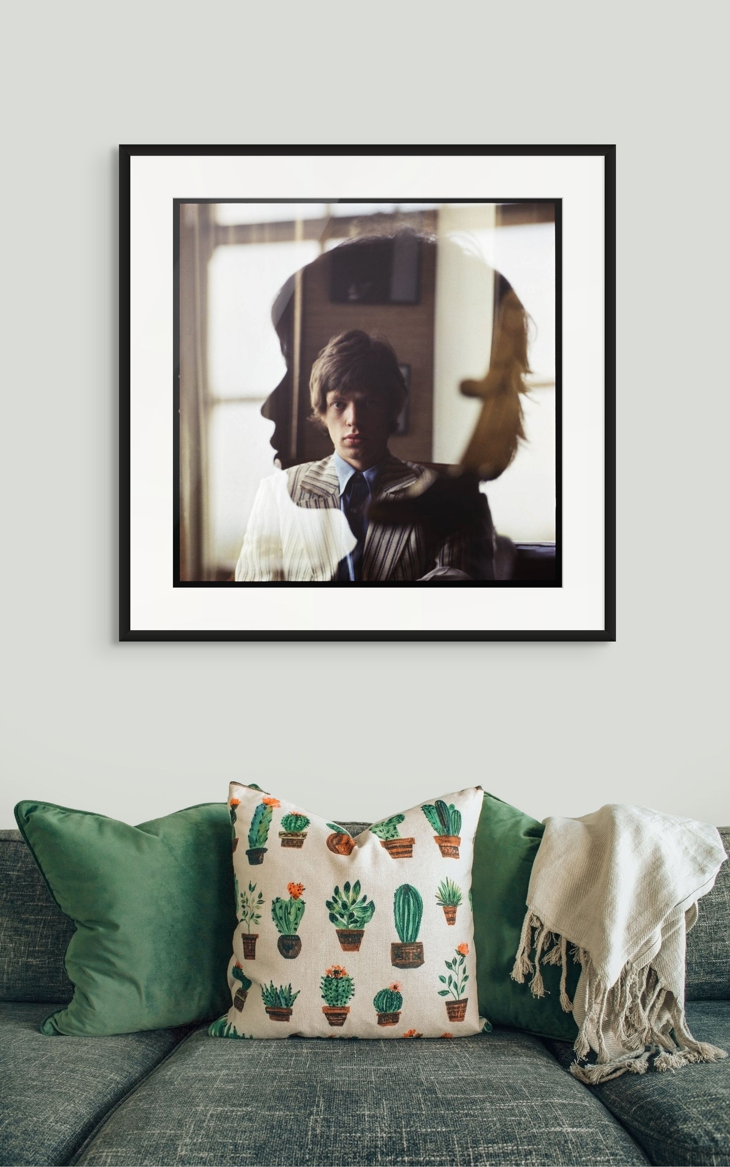 MICK JAGGER "SILHOUETTE" LONDON 1965 BY BENT REJ