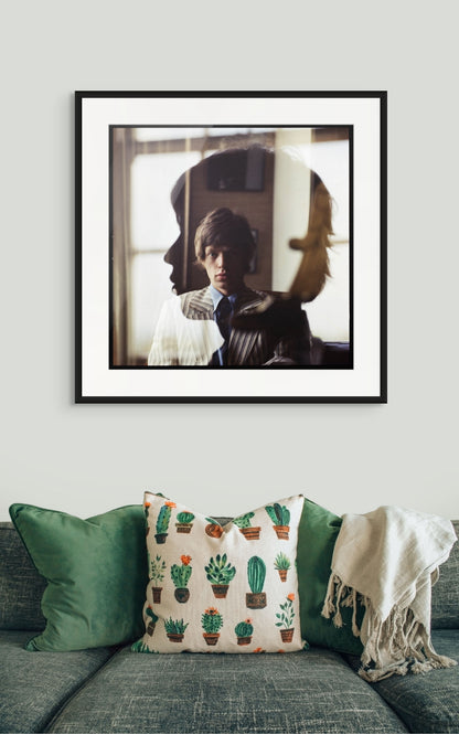 MICK JAGGER "SILHOUETTE" LONDON 1965 BY BENT REJ