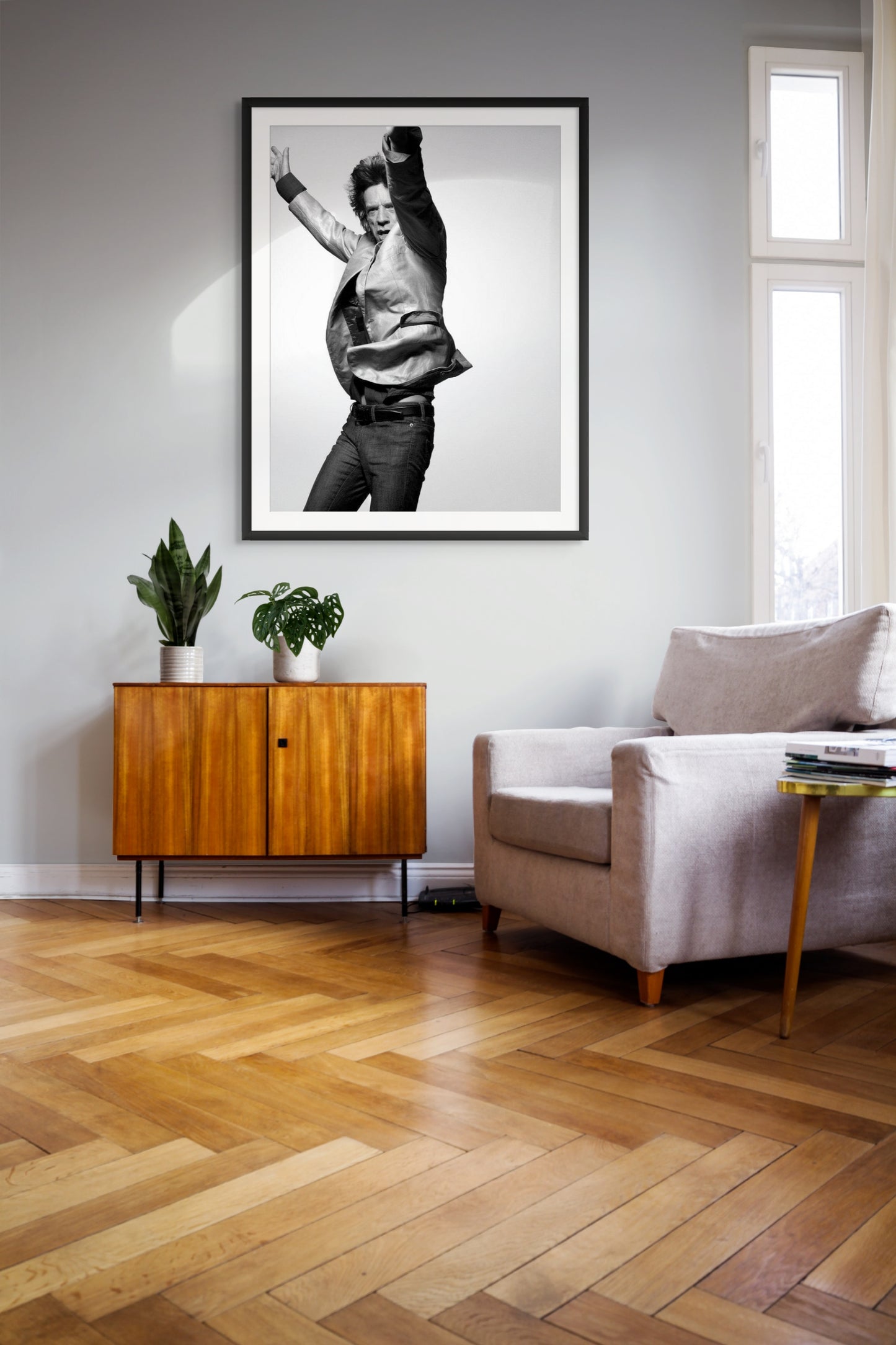 MICK JAGGER IN MOTION BY BRYAN ADAMS