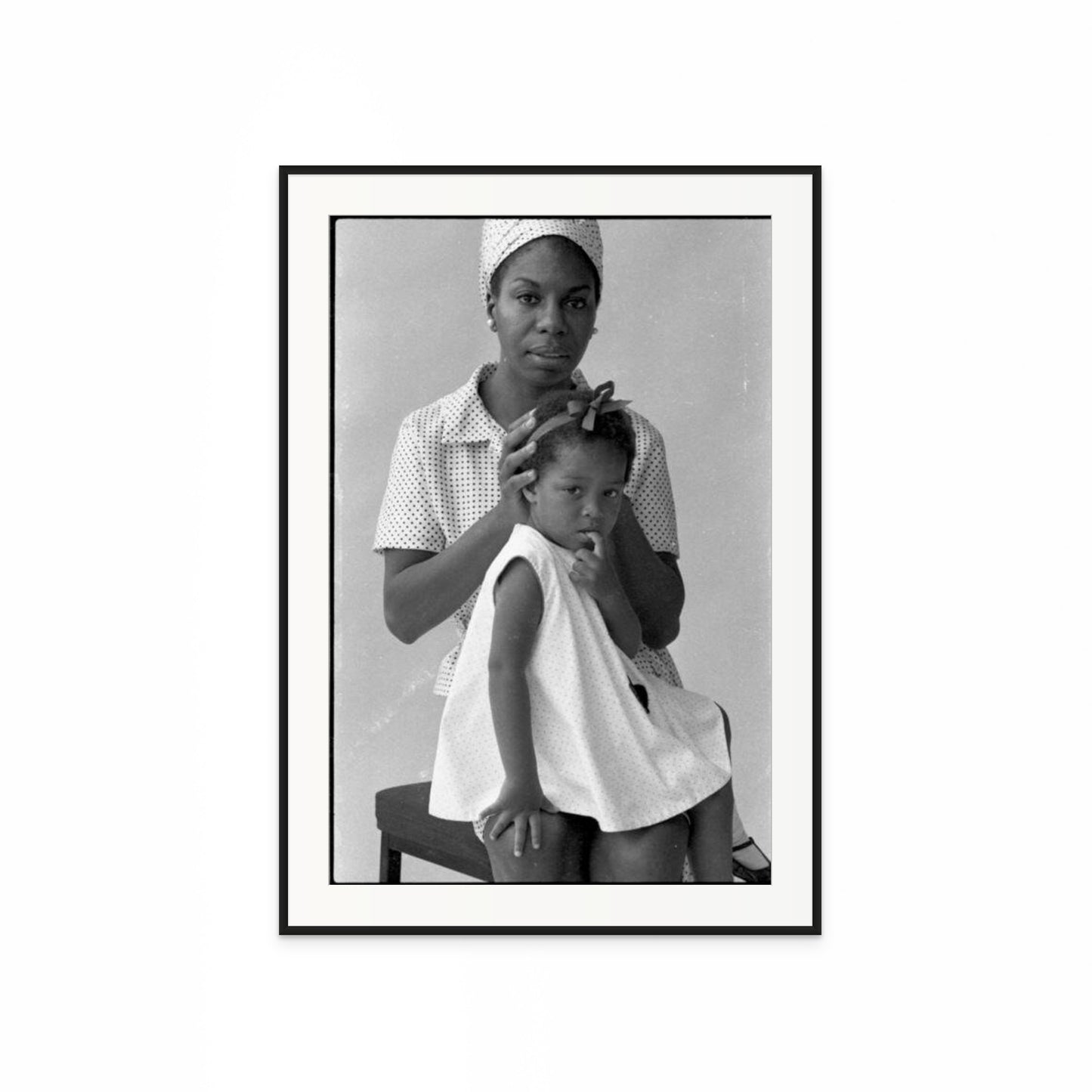 Nina Simone & Daughter 1968 By Brian Duffy