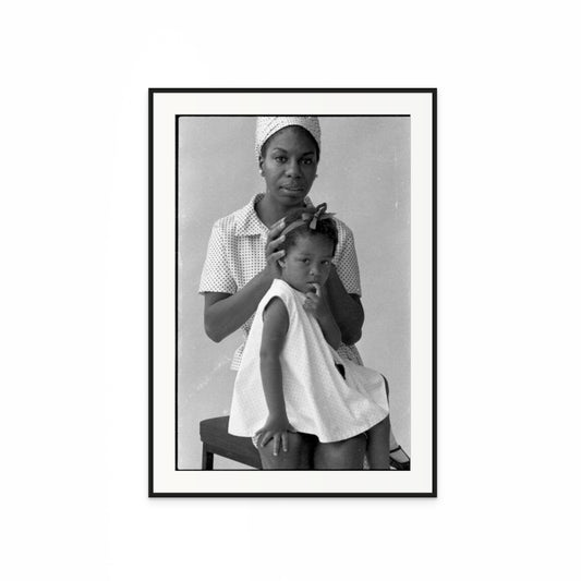 Nina Simone & Daughter 1968 By Brian Duffy