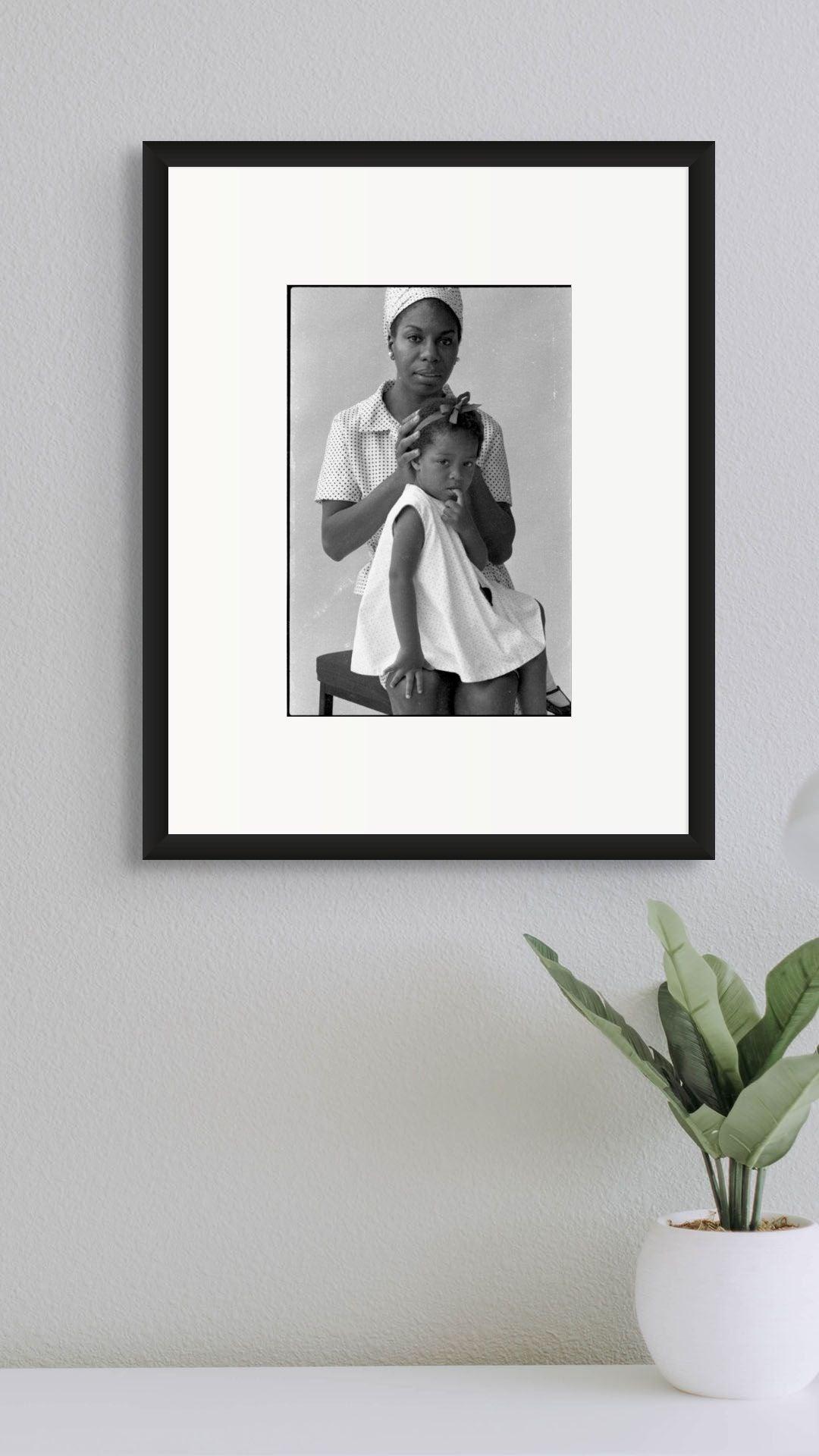 Nina Simone & Daughter 1968 By Brian Duffy